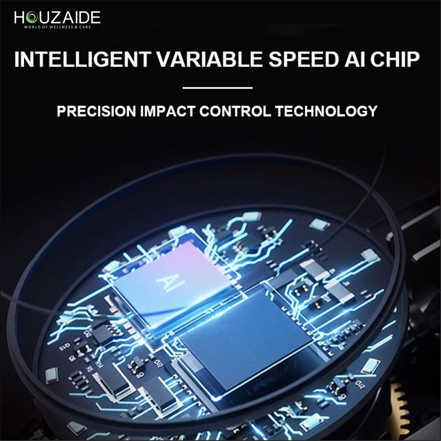 AI chip technology in Shakti Pro Massager Gun