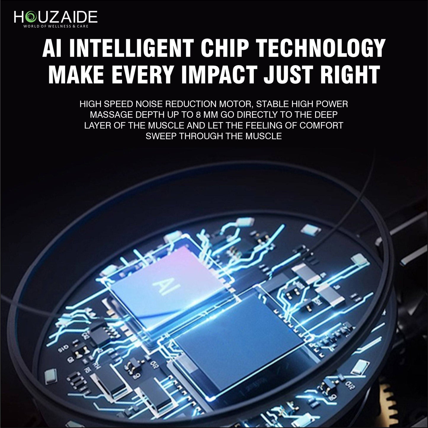 Massage Gun | True Percussion Massager Machine for Pain Relief for Men and Women