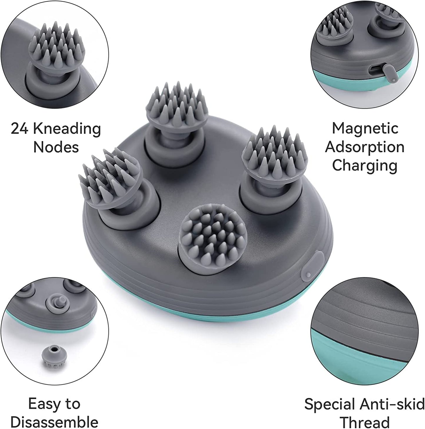 HOUZAIDE Mini Smart Scalp Massager (HA104M) for Hair Growth Mothers Day Gift