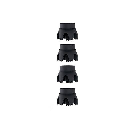 Black silicone nodes for smart scalp massager model HA103