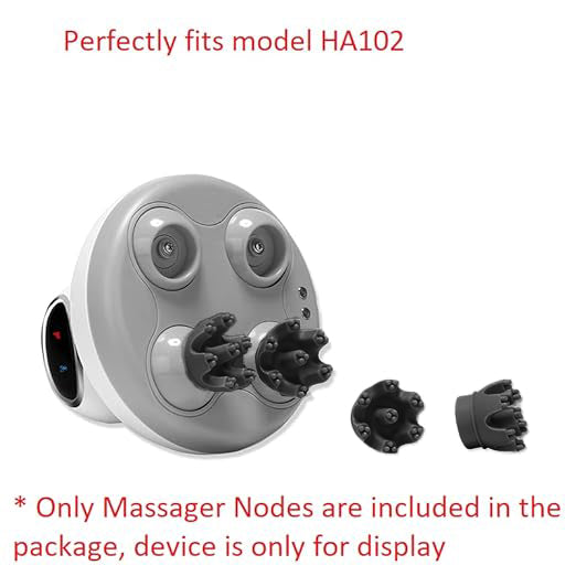 HOUZAIDE Smart Scalp Massager Silicone Nodes (Black)