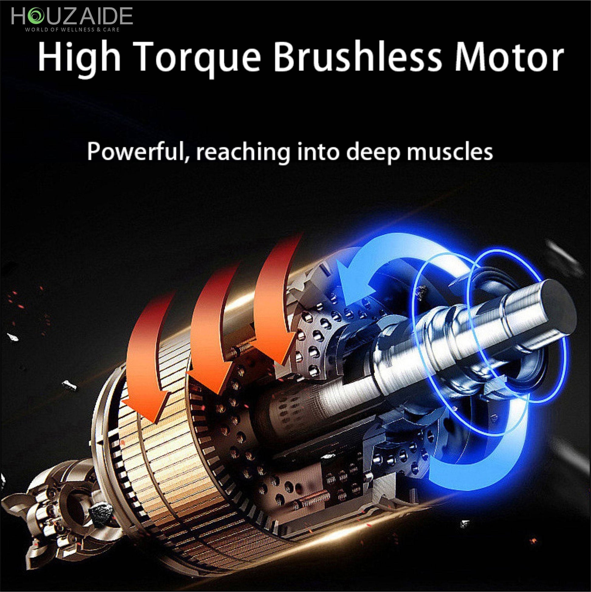 Illustration of high torque brushless motor