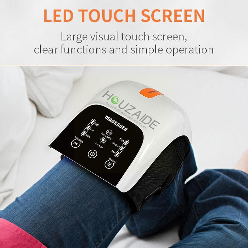 Effortless Operation with LED: Our Knee Massager features LED operation, ensuring ease of use. Experience user-friendly controls for a seamless and comfortable therapeutic experience. #LEDOperation #KneeMassager