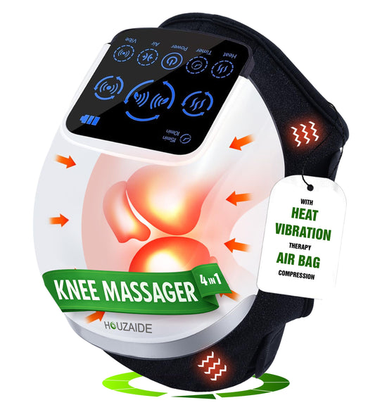 HOUZAIDE Smart Knee Massager for Joint Pain Relief or Knee Pain Relief (HA203)