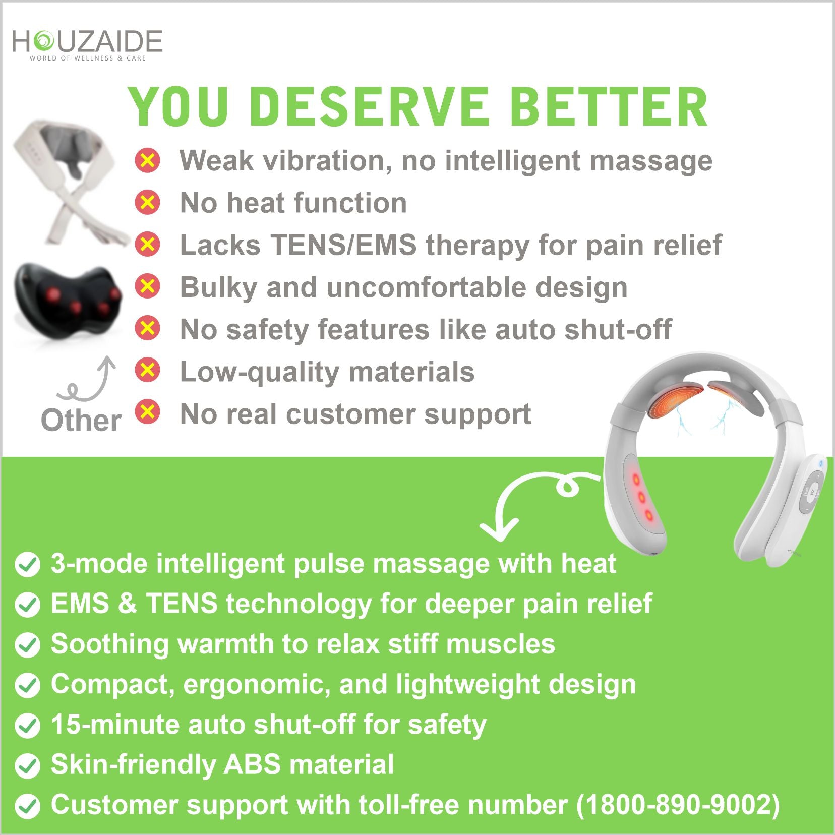 This filename highlights the product (HA501), brand (Houzaide), and key features that make it superior (EMS, heat therapy, compact design), improving visibility on platforms like Amazon, Flipkart, and Google Image Search.