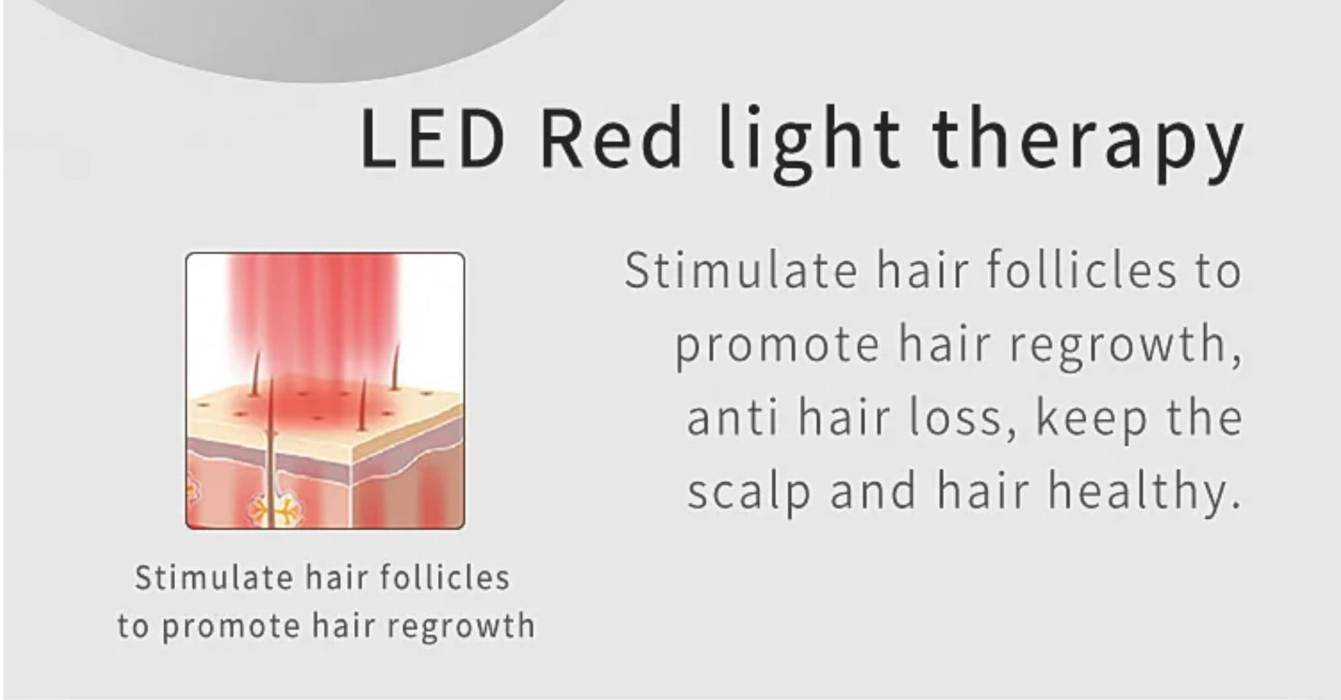 Illuminating Transformation: Visualize the Red Light Therapy Effect on Hair Follicles with Our Massager. Experience the Revitalizing Power That Promotes Stronger, Healthier Hair. Elevate Your Scalp Care Journey Now! #RedLightTherapy #HairRevitalization #HealthyStrands