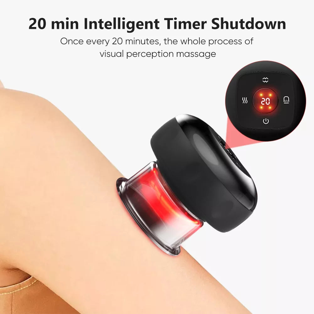 Hijama Cupping device with 20-minute intelligent timer shutdown