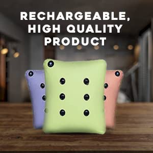 Rechargeable Houzaide Massager Cushions in various colors